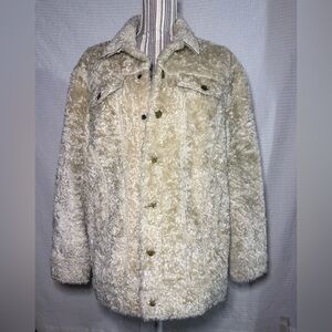 Current/Elliott Teddy Trucker Sherpa Jacket Size 1 Small